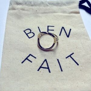 Madewell gold circle ring